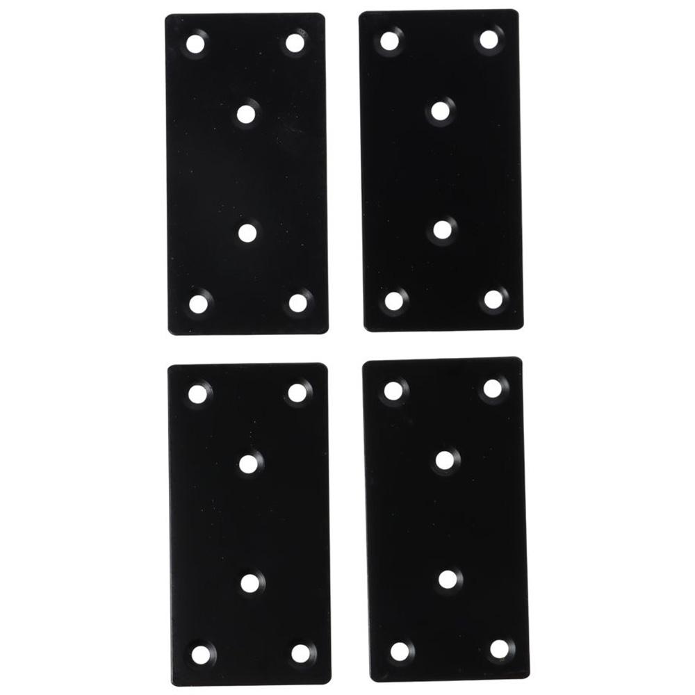 Woodworking X Brace - 4 SZT. Wytrzymałe Czarne Płaskie Płytki