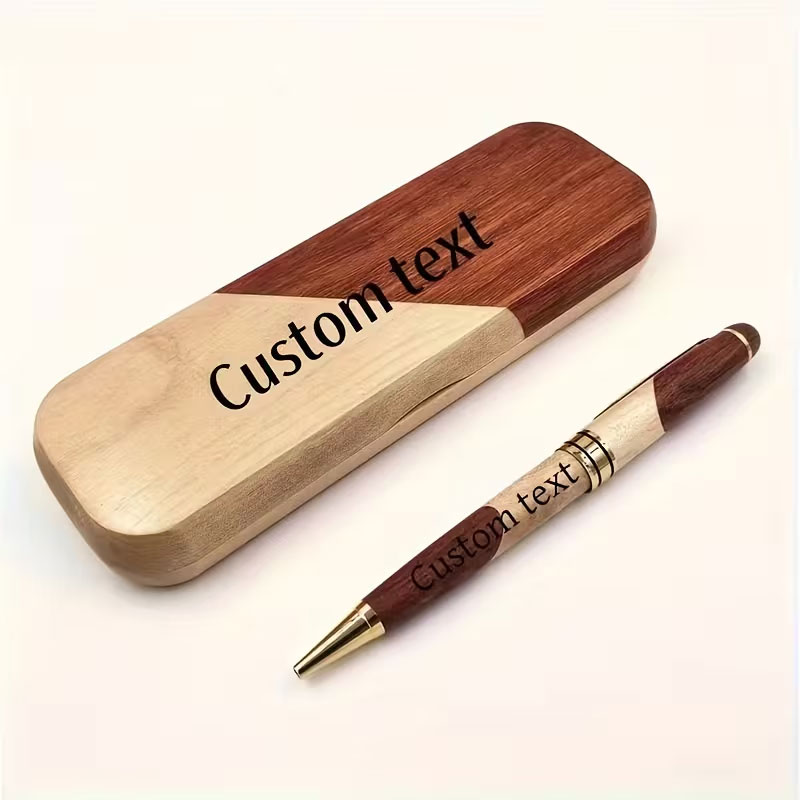 Woodworking Logos - Personalizowany, ręcznie robiony, luksusowy zestaw drewnianych