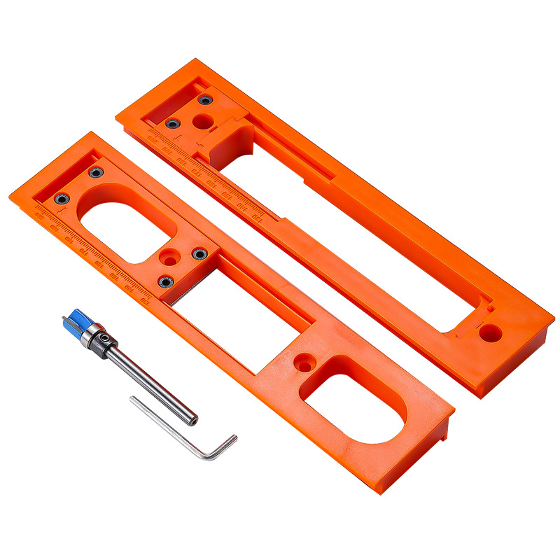 Woodworking Glue Applicator - Szablon do wpuszczania zawiasów, prowadnica frezarska