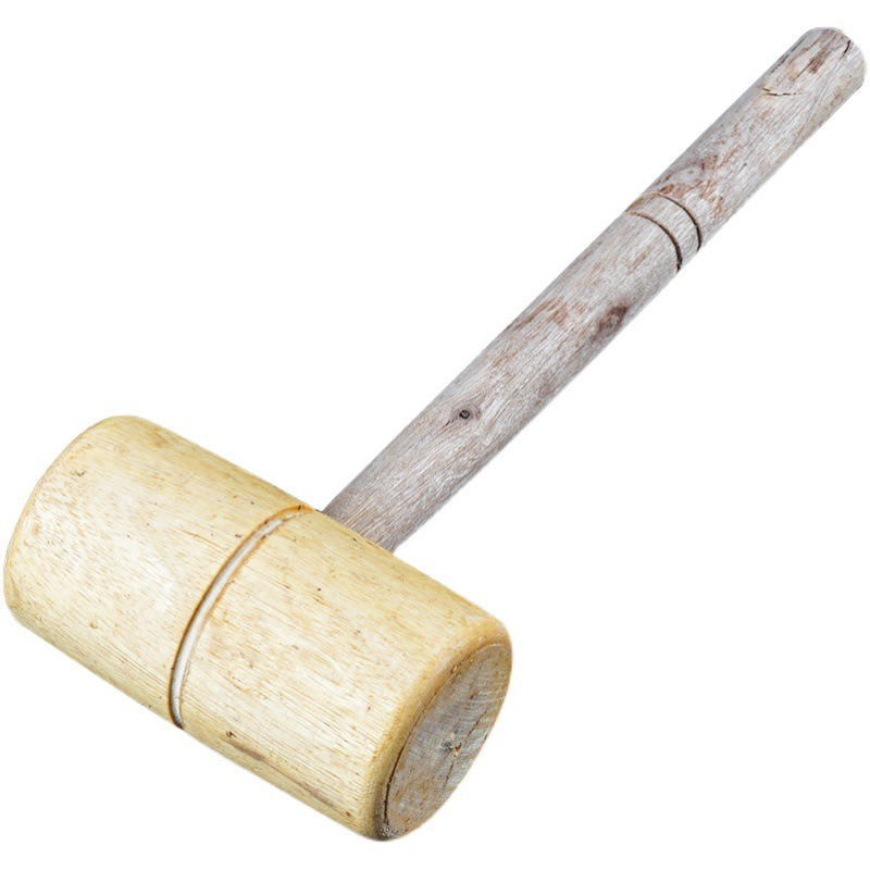 Wooden Mallet Carving - Drewniany młotek z uchwytem, młotek do