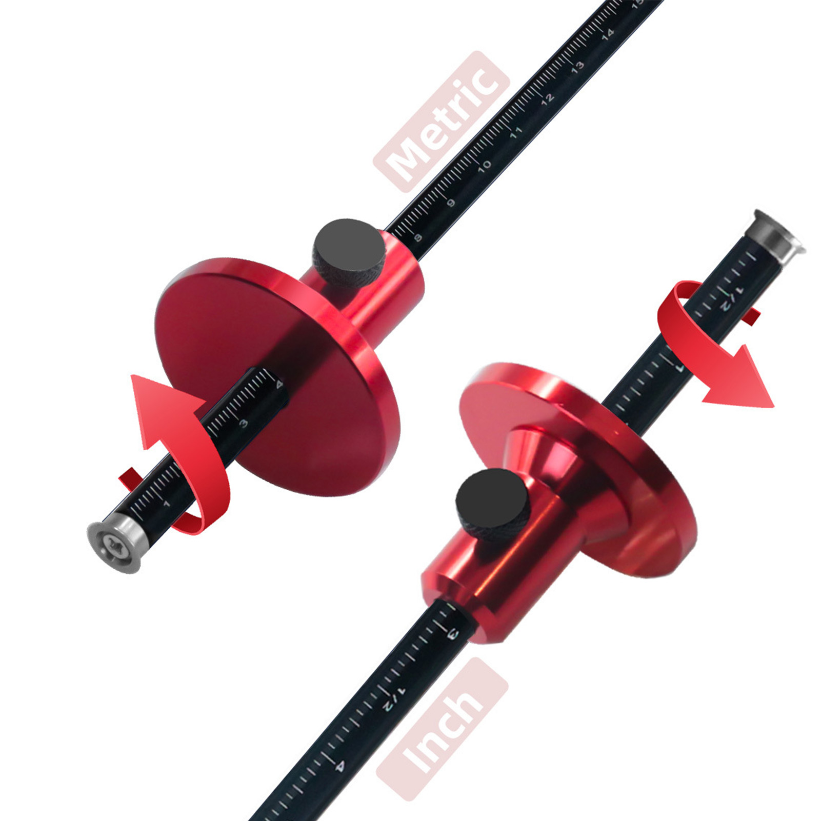 Marking Gauge Tool - Europejski znacznik kółkowy ze stopu aluminium,