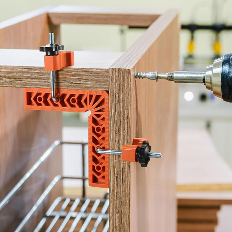 3/4/6/8 cala 90 °   Zaciski ką – Woodworking Right Angle Clamp recenzja i cena