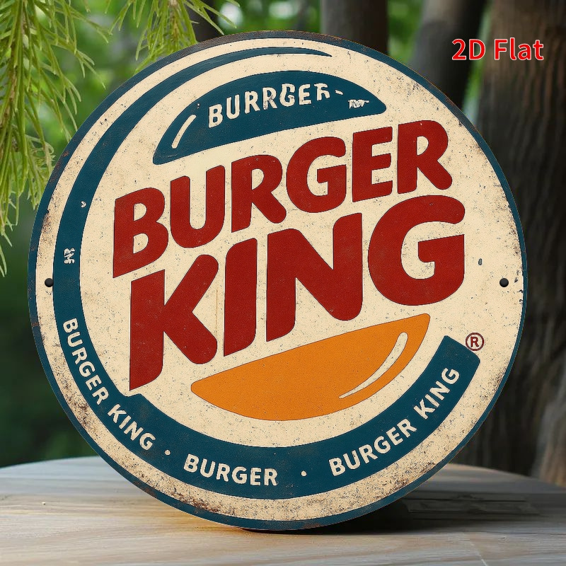 Logo Burger King w stylu retro – Woodworking Logos recenzja i cena
