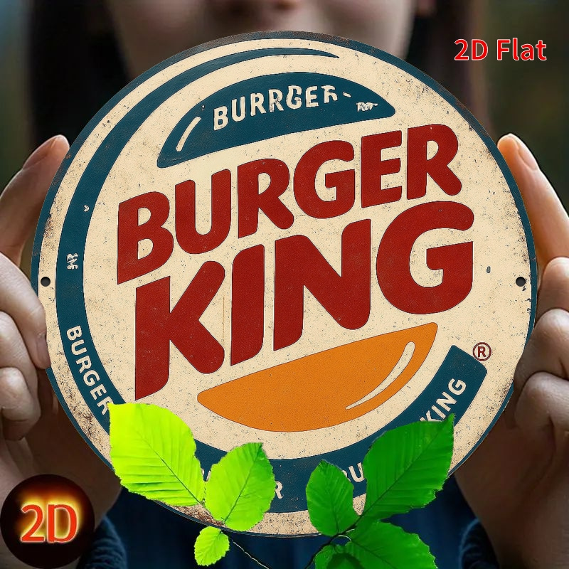 Logo Burger King w stylu retro – Woodworking Logos recenzja i cena