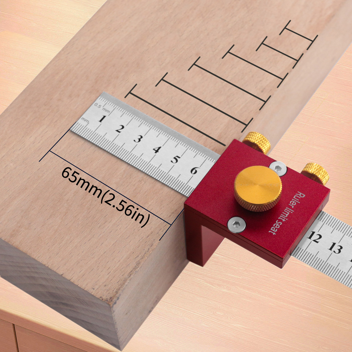 Linijka traserska 30 cm / 12 c – Woodworking Ruler recenzja i cena