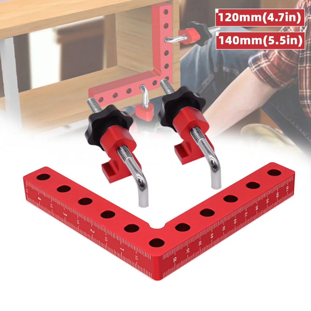 1 Zestaw Kątowników Pozycjonuj – Woodworking Right Angle Clamp recenzja i cena