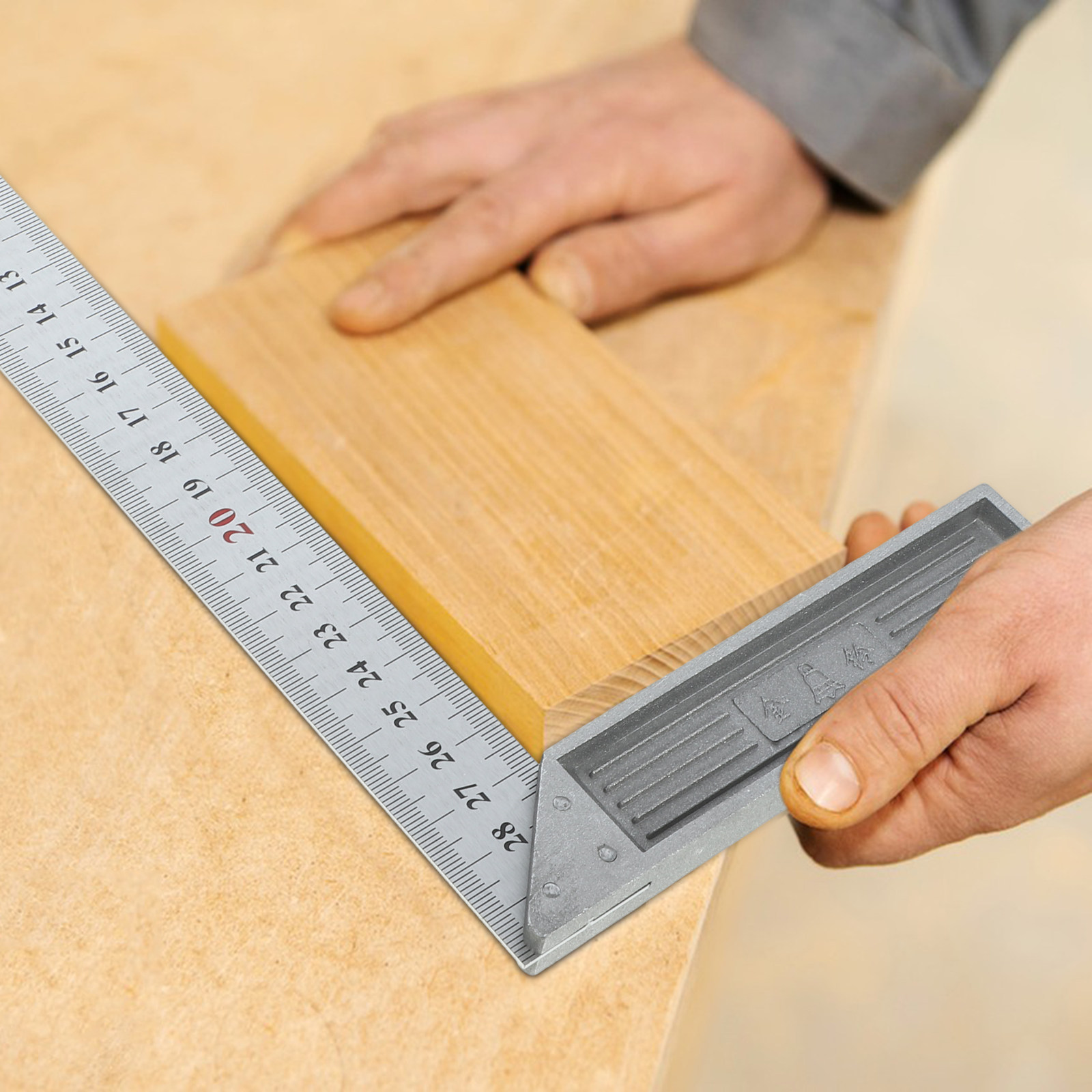 Linijka stalowa L, z wyraźną s – Woodworking Crafts recenzja i cena