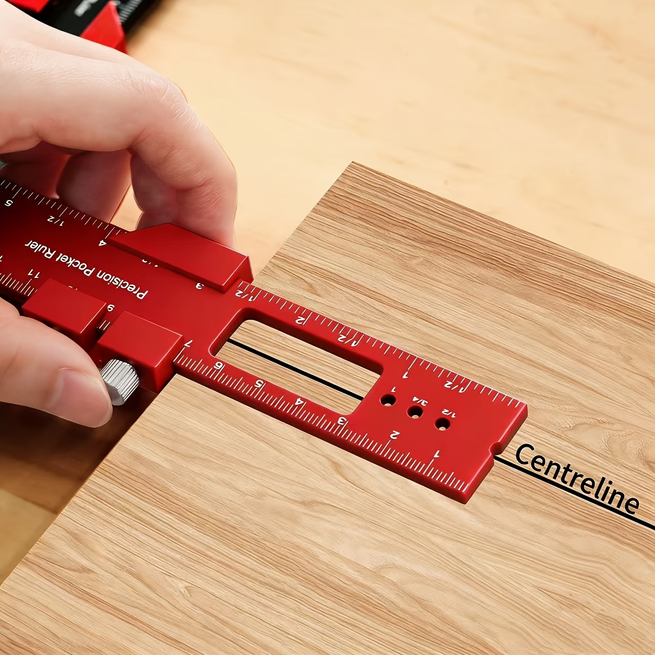 Aluminiowy stop, kieszonkowy p – Woodworking Ruler recenzja i cena