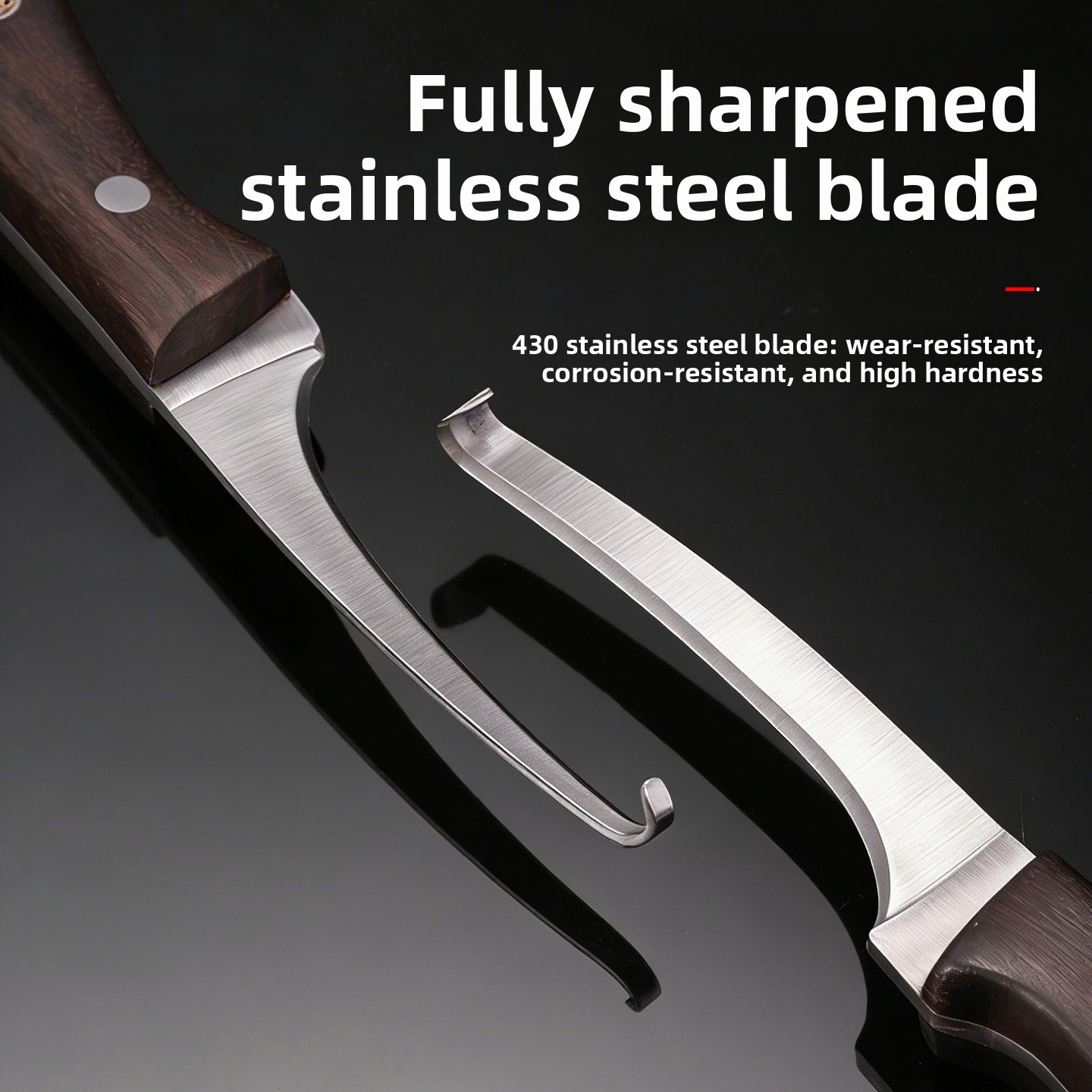 Nóż hakowy ze stali nierdzewne – Woodworking Crafts recenzja i cena