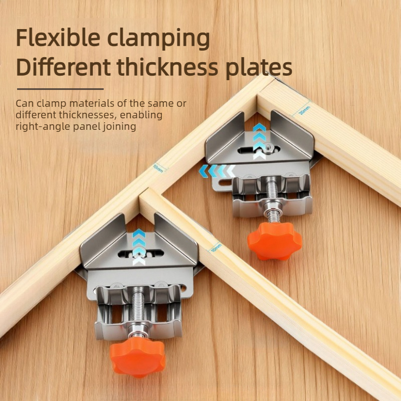 Zacisk kątowy ze stali nierdze – Woodworking Right Angle Clamp recenzja i cena