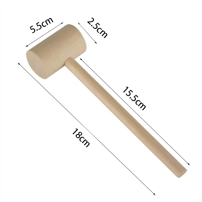 Mini drewniany młotek dla dzie – Wooden Mallet Carving recenzja i cena