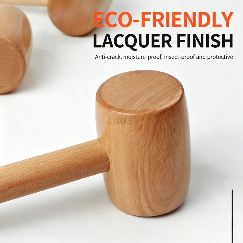 Młotek z litego drewna, mini d – Wooden Mallet Carving recenzja i cena