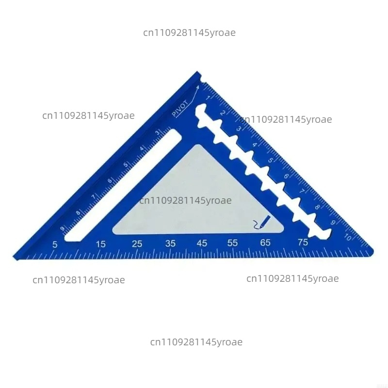 4-calowy aluminiowy trójkątny  – Woodworking Ruler recenzja i cena