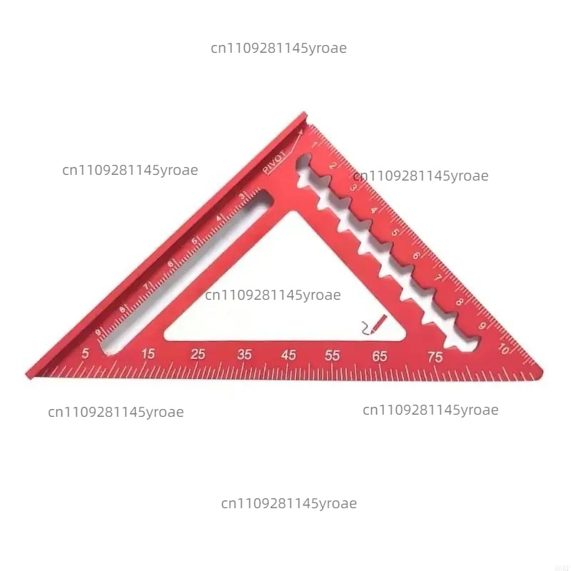 4-calowy aluminiowy trójkątny  – Woodworking Ruler recenzja i cena