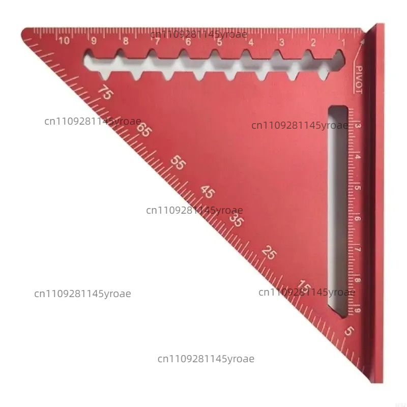 4-calowy aluminiowy trójkątny  – Woodworking Ruler recenzja i cena