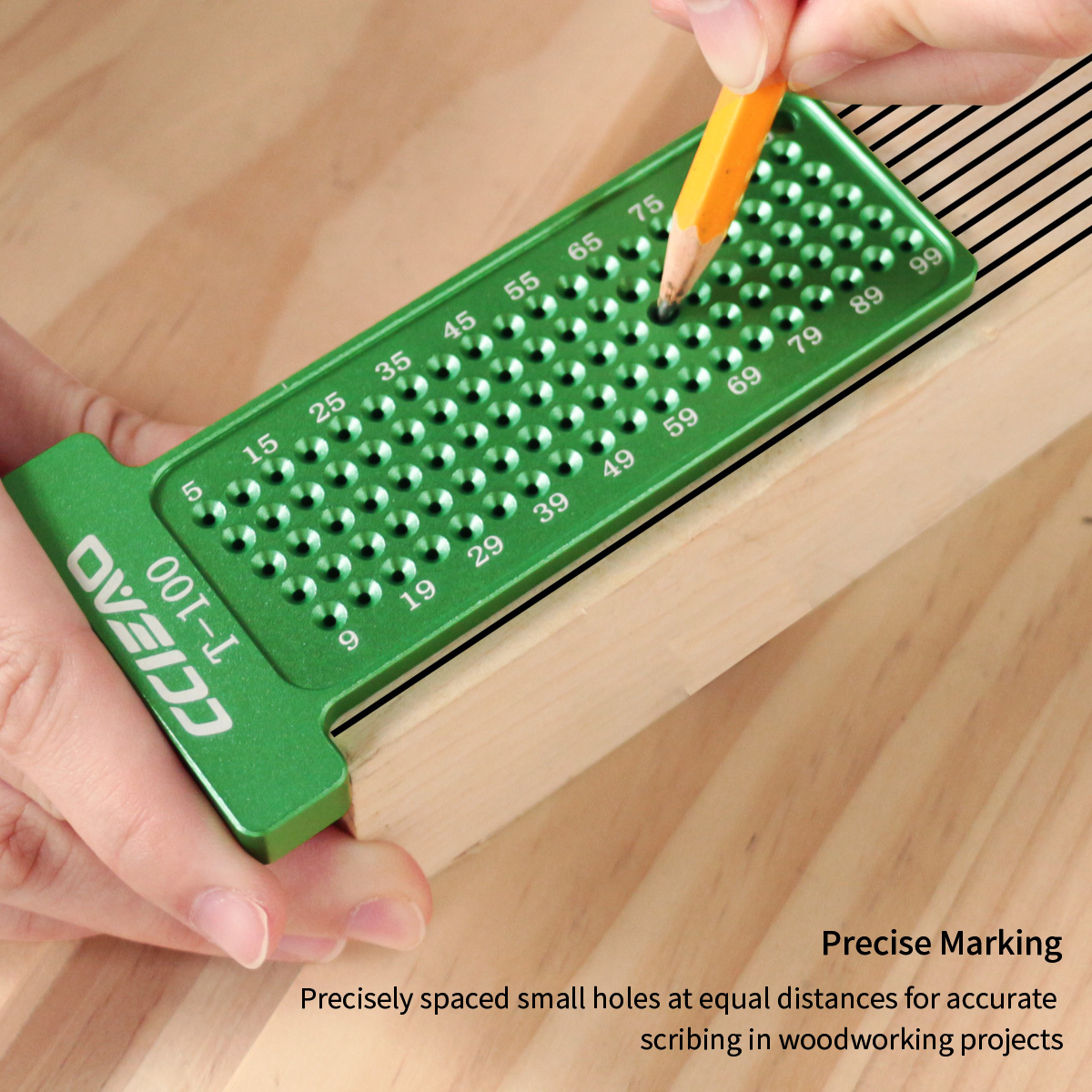 Przymiar stolarski 4 cale/100  – Marking Gauge Tool recenzja i cena